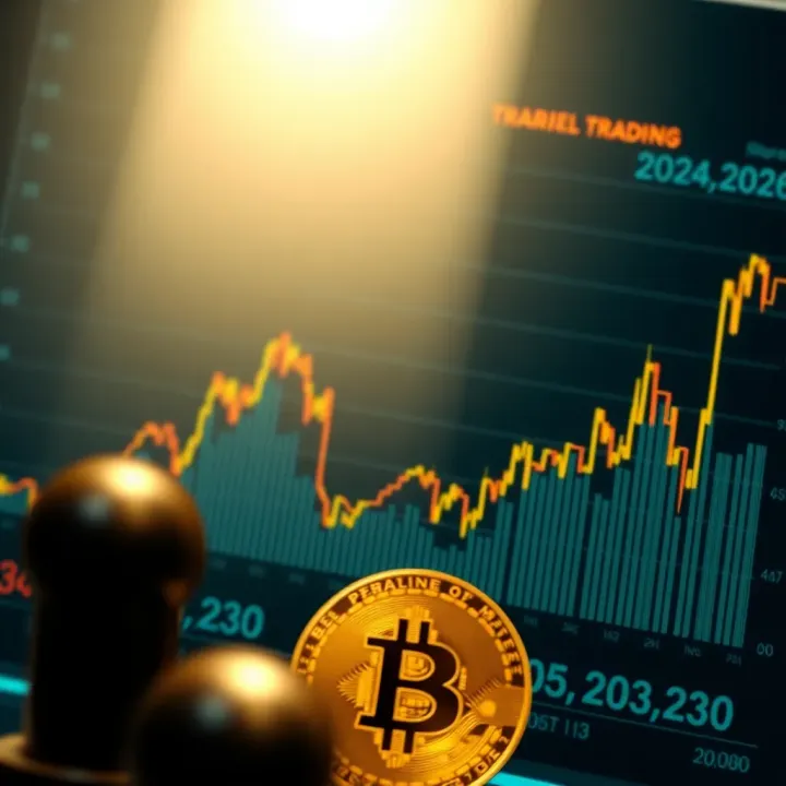 Future Bitcoin Value Predictions and Market Risks Chart depicting expert Bitcoin price predictions alongside market risk indicators