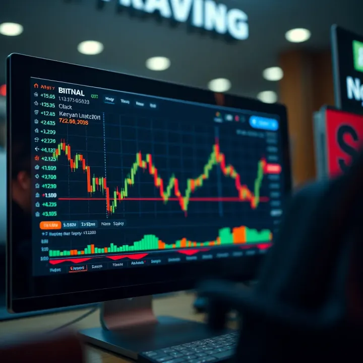 Visual representation of AI-driven trading platform interface for Kenyan market