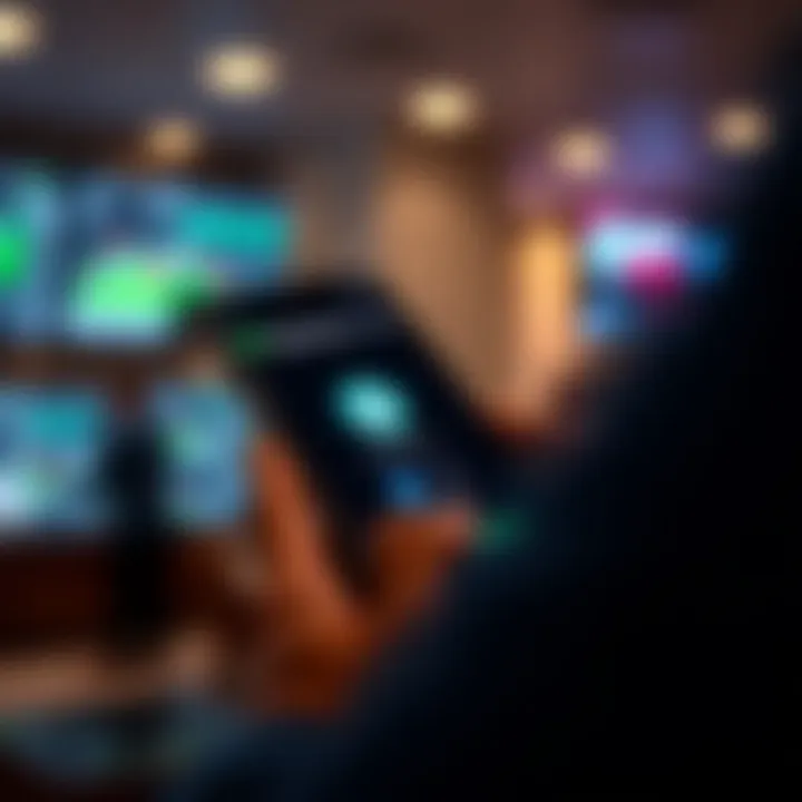 Mobile device showing Binary.com trading platform access with security icons