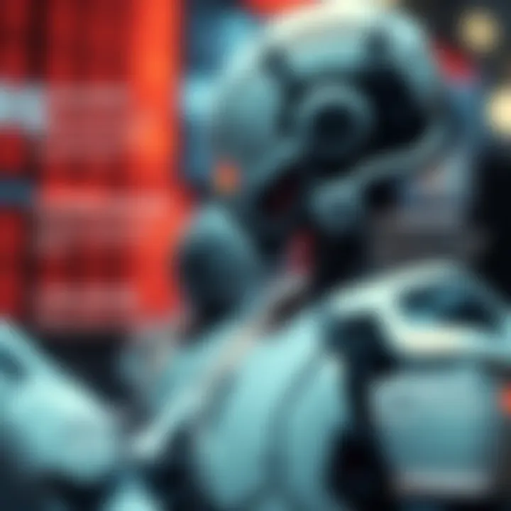 Graphic illustrating common features and risk factors associated with binary bots in trading