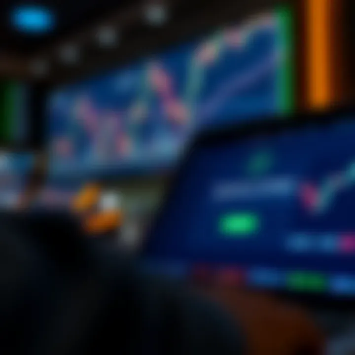 User interface of a binary options trading platform registration page on a digital device