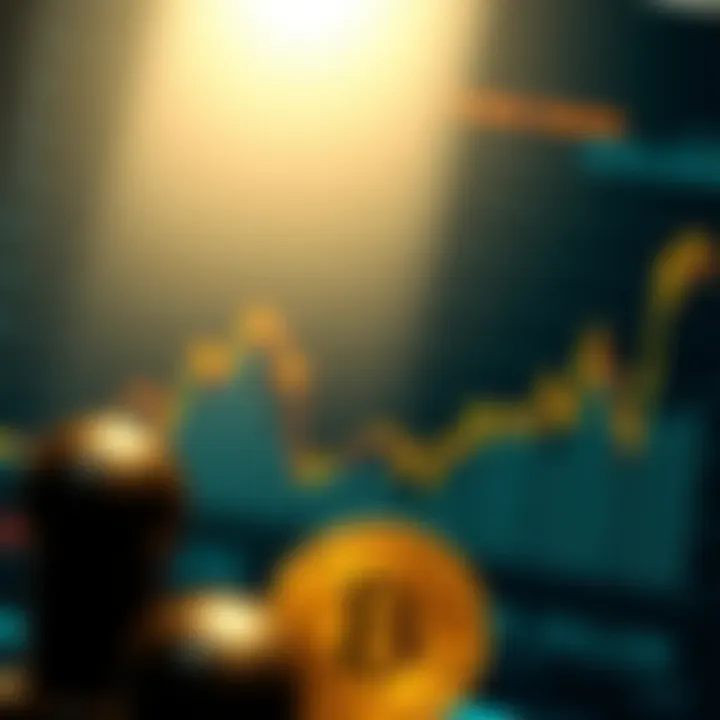 Chart depicting expert Bitcoin price predictions alongside market risk indicators