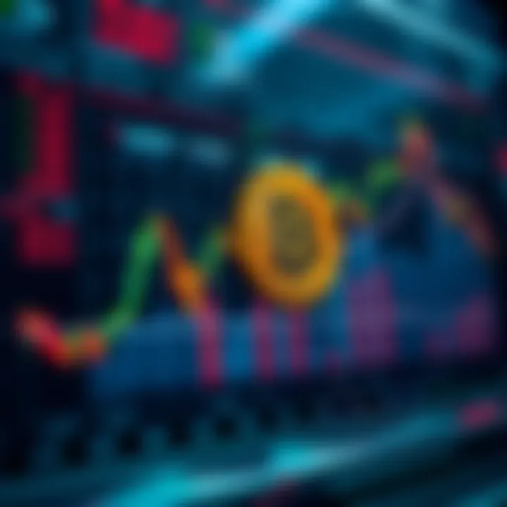 Graph depicting Bitcoin price fluctuations with key external factors influencing market trends