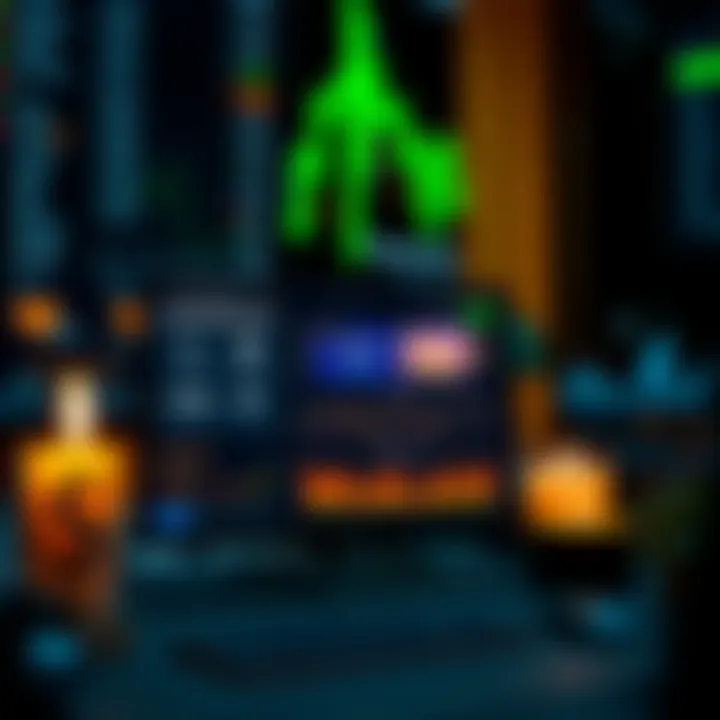 Interface displaying Candle Mine Bot features and user dashboard