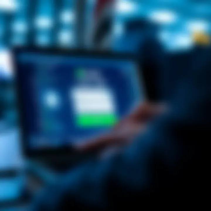 User logging into bot.deriv.com platform on a digital device with secure interface