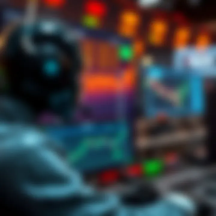 Interface showing configuration settings for automated trading bots on Binary.com