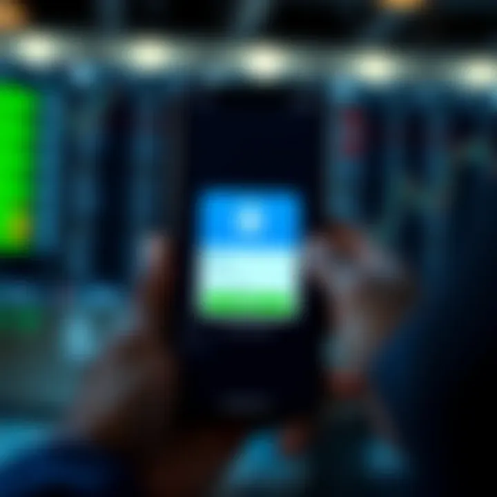 Secure login and verification screen of the Deriv app emphasizing safety features for trading