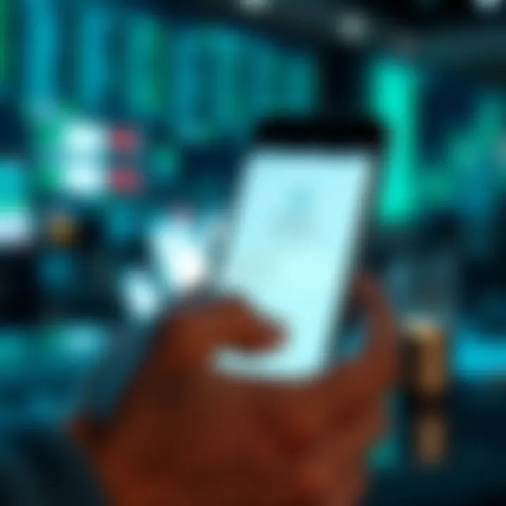 Mobile device showing security features and login authentication on app.deriv