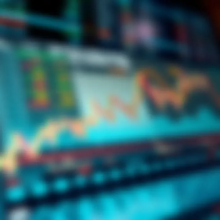 Diagram illustrating fundamental concepts of forex trading with currency pairs and market trends