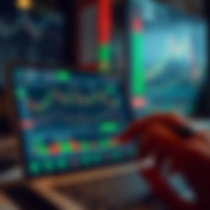 User interface of the Deriv analysis tool APK displaying trading charts and market indicators