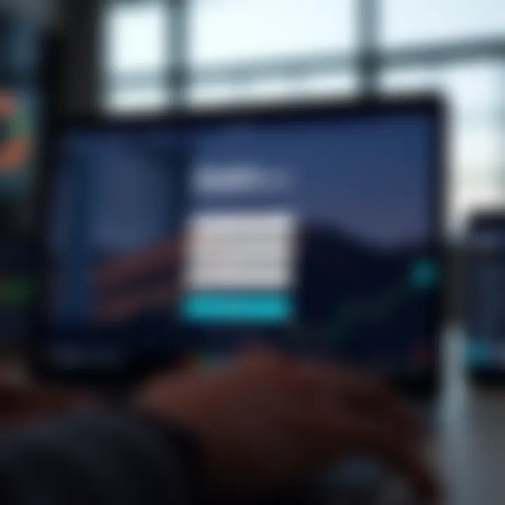 User interface of Deriv.com showcasing the login screen with input fields