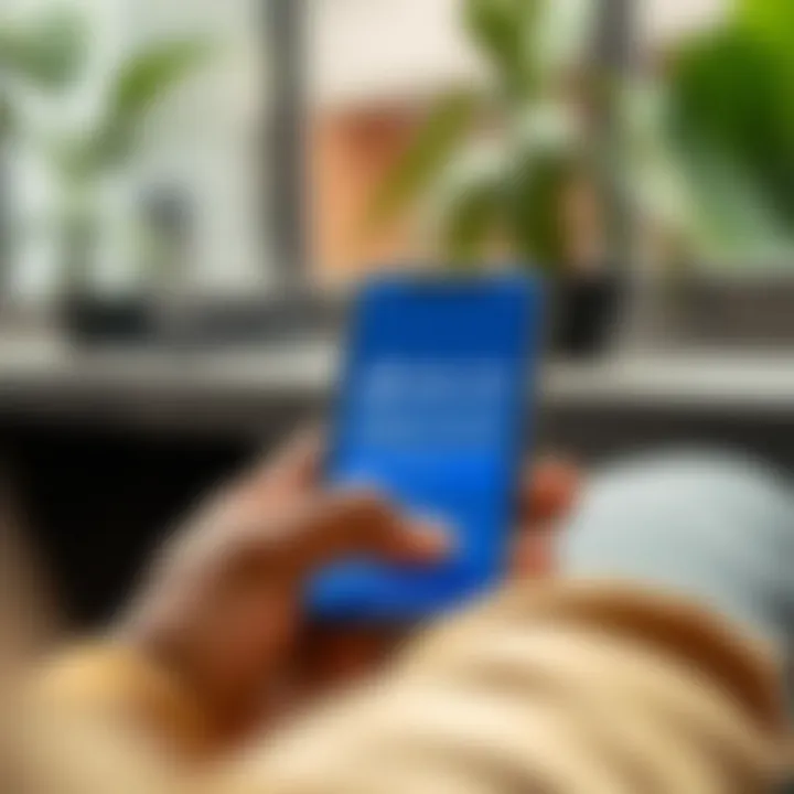 User entering login credentials on mobile device for Deriv Go app in Kenya