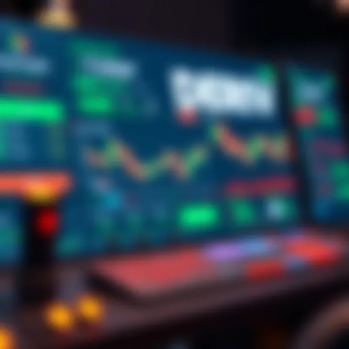 Dashboard displaying key features and controls of a trading bot platform