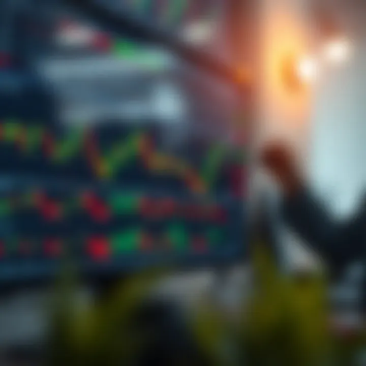 TradingView interface displaying multiple technical indicators and chart patterns for market analysis