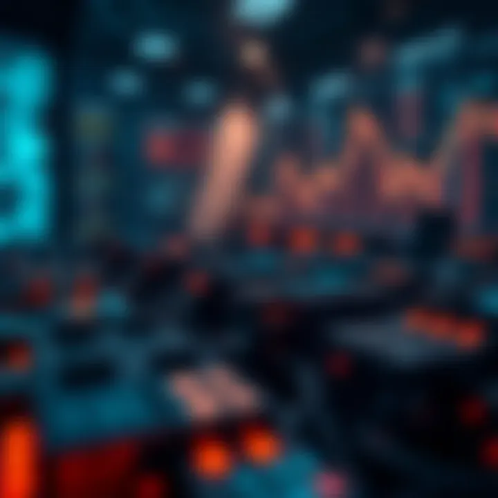 Visual representation of challenges and solutions in integrating derivatives into financial technology