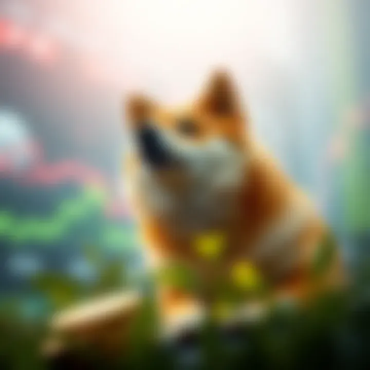 Conceptual visualization of factors influencing Dogecoin market performance