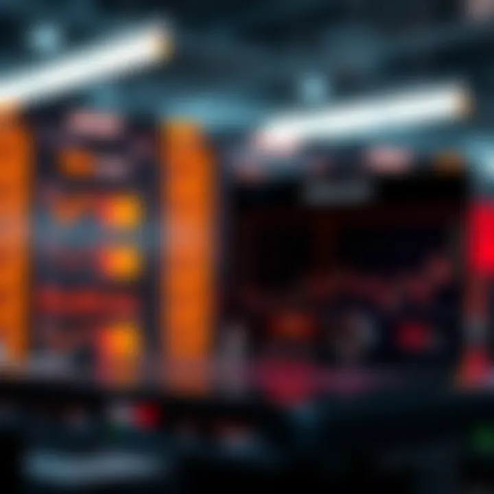 Diagram showing components and workflow of a binary trading bot system