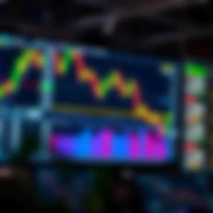 Graphic showing the use of free PDF resources for learning forex chart analysis