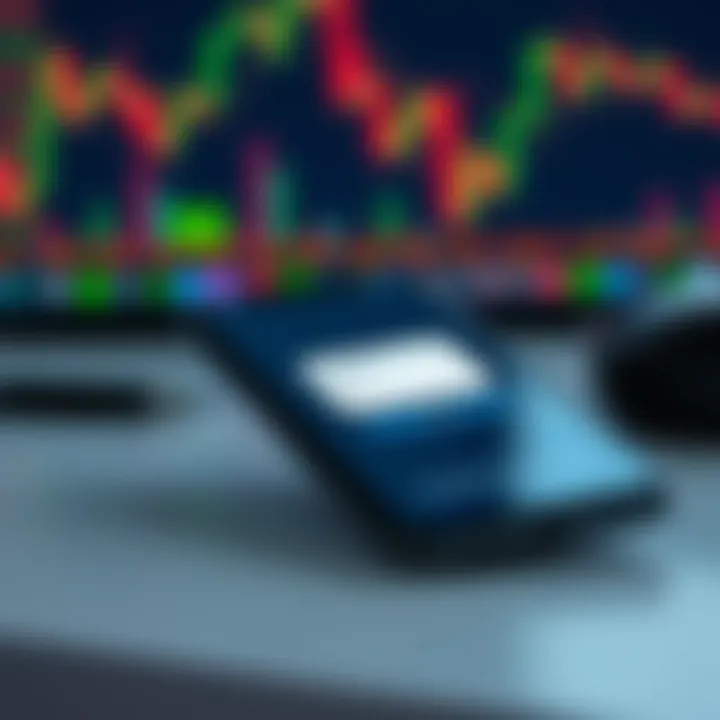 Deriv App Login Interface on Mobile Device Mobile device displaying the Deriv app login screen on a clean interface