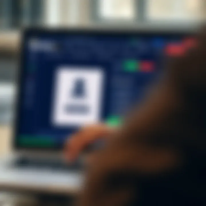 Secure verification process with document upload on online trading platform
