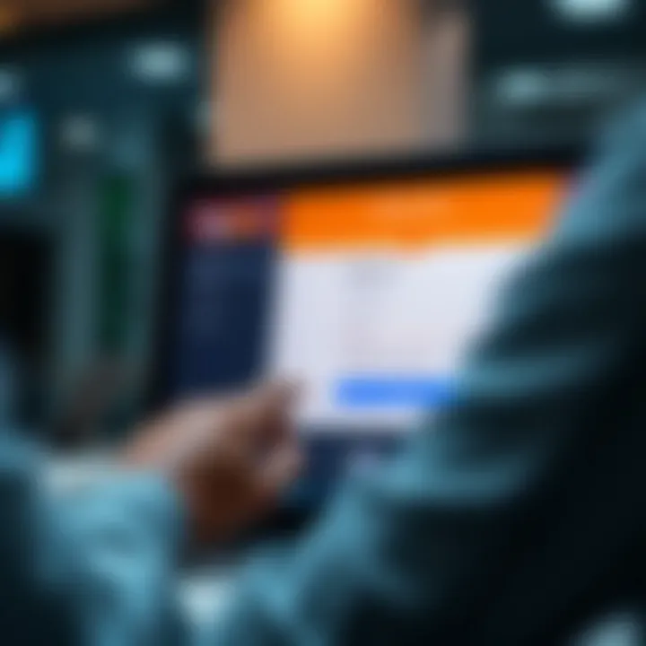 User filling out online registration form on Deriv platform