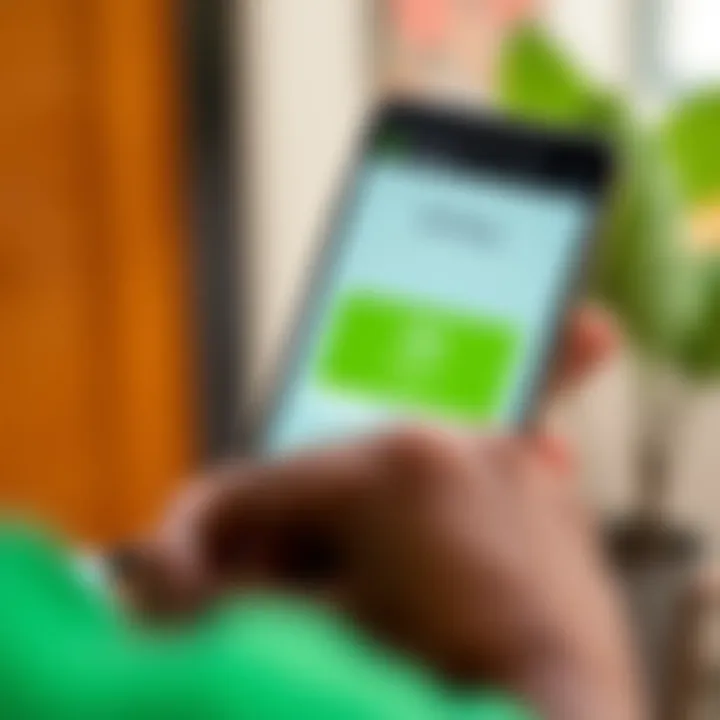 Using M-Pesa for Deposits on IQ Option in Kenya Illustration of mobile phone displaying M-Pesa app alongside IQ Option app for easy local fund deposits in Kenya