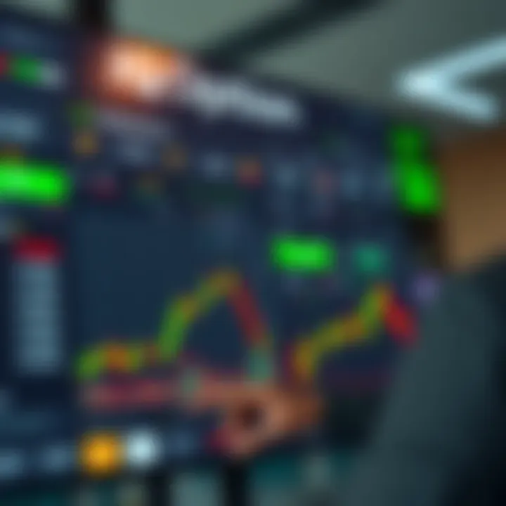 Interface of IQ Option platform displaying various trading assets and account balance in Kenyan Shillings