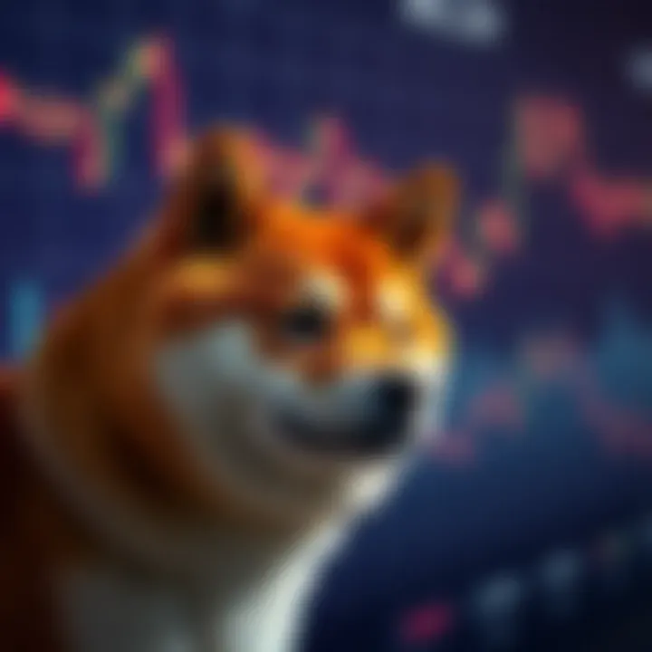 Graph showing Shiba Inu cryptocurrency price trends and market fluctuations over time