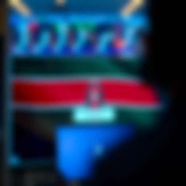 Secure login interface of Bitoption AI platform with Kenyan flag symbolizing local access