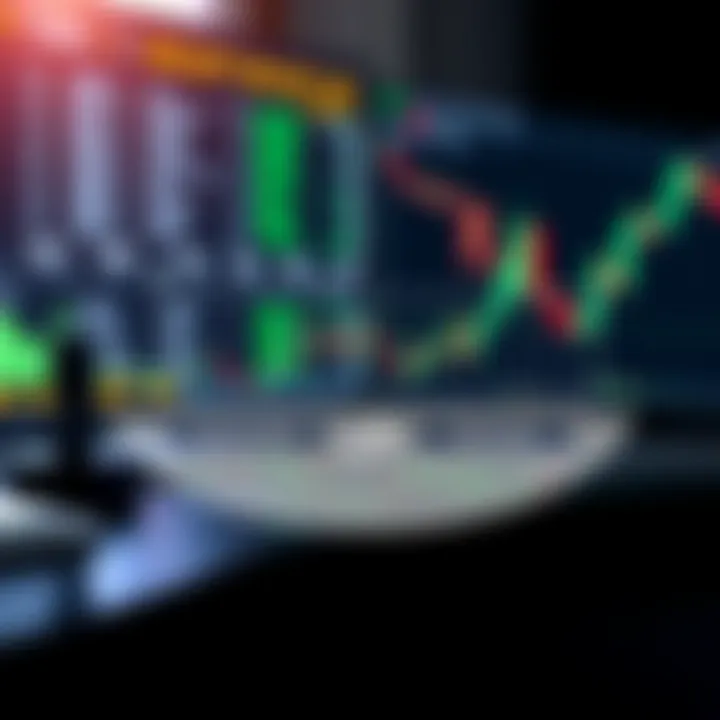 Diagram illustrating the concept of Contract for Difference trading with market trends and price movements