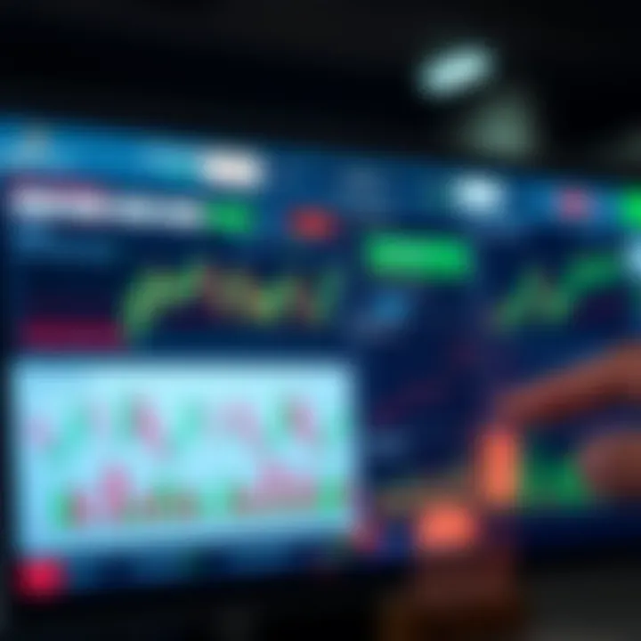 User interface showcasing Deriv Bot APK with automated trading graphs and control options