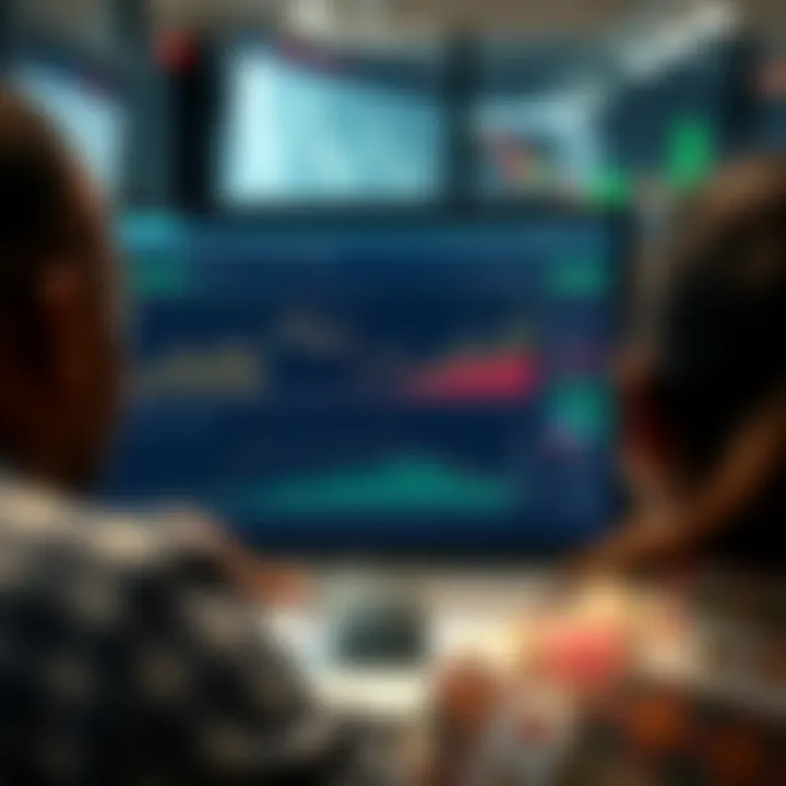 Dashboard showcasing Deriv Hub trading interface with charts and market data