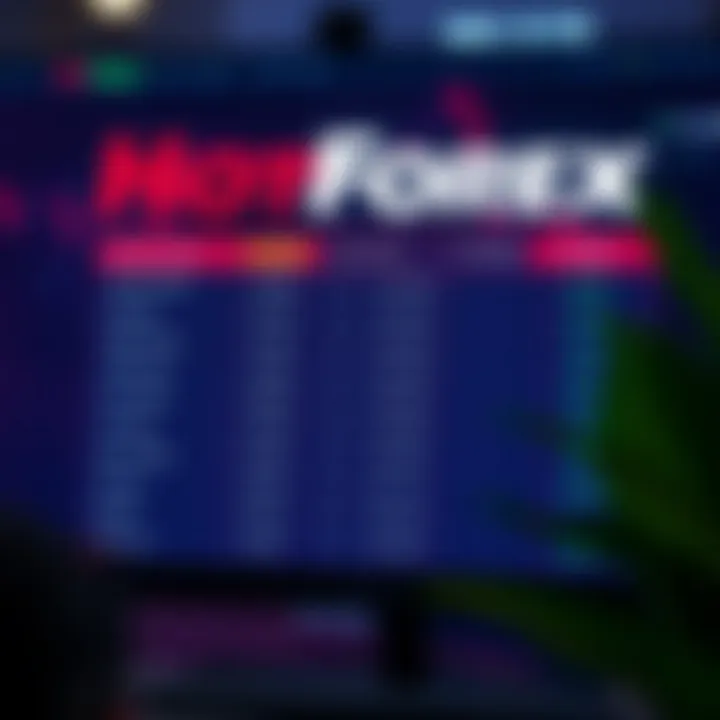 Overview of different HotForex trading account types with minimum deposit details