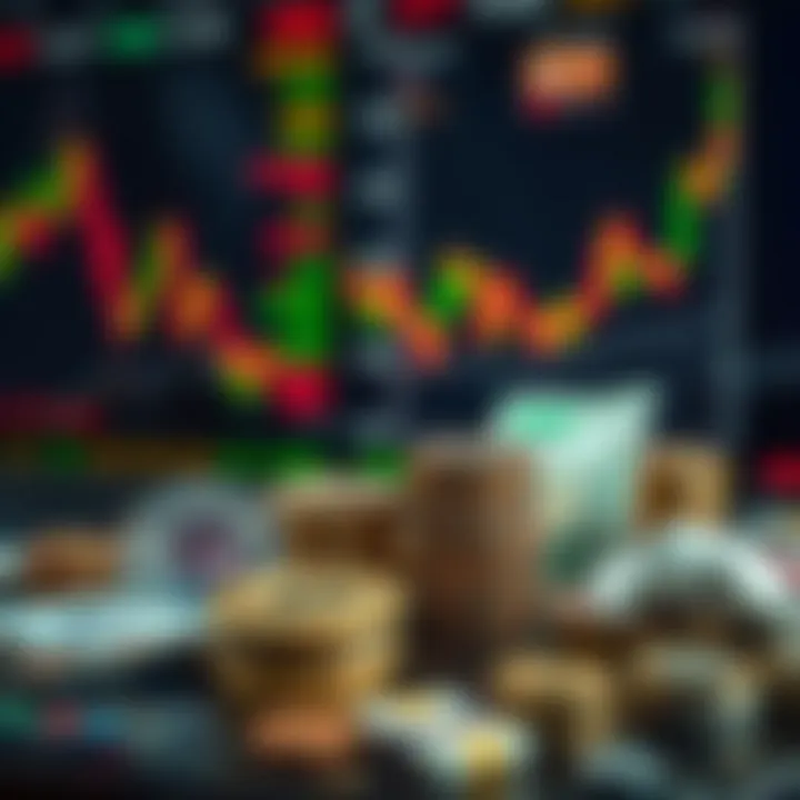 Types of Assets Traded in Online Markets Visual representation of diverse financial assets including stocks, currencies, and commodities