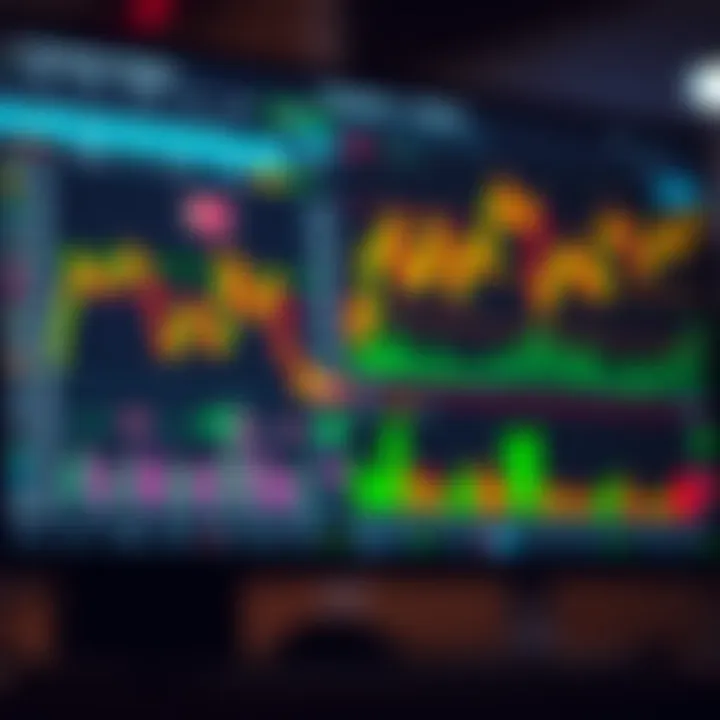 Customised TradingView Interface with Various Chart Types and Market Indicators Customised TradingView interface showing multiple chart types and integrated market indicators for informed trading