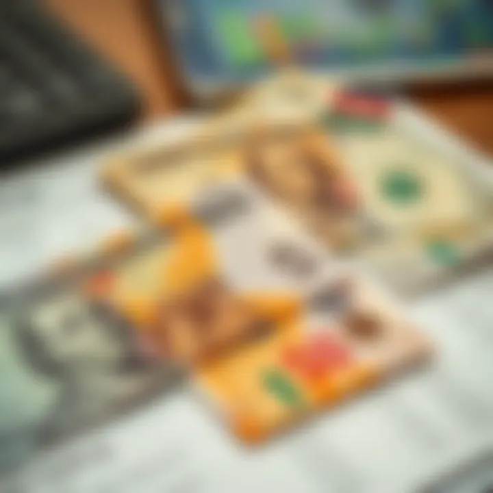 Close-up of Kenyan shilling banknotes alongside US dollar bills on a financial document