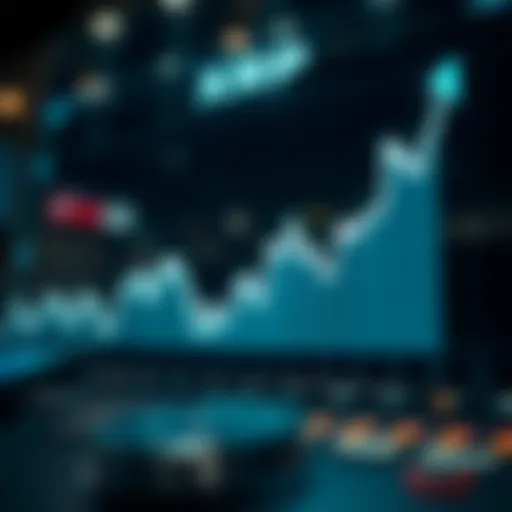 XRP Price Trends and Market Movement Digital graph showing upward trend in cryptocurrency value