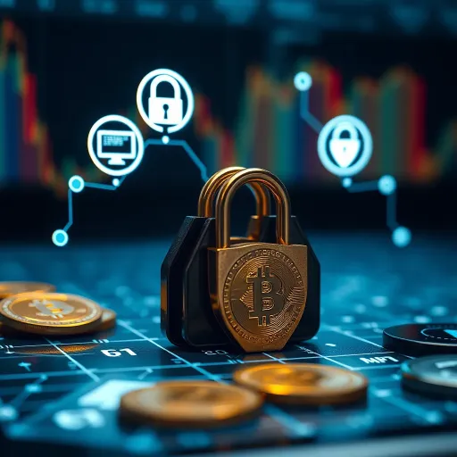 Secure Cryptocurrency Trading and Digital Wallet Protection Secure digital wallet and encryption icons representing safe cryptocurrency trading for Kenyan investors