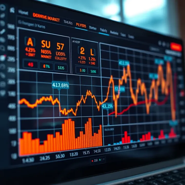 Graph showing derivatives valuation trends in Kenyan market with overlays of risk assessment indicators