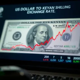 Trends in US Dollar to Kenyan Shilling Exchange Rate Graph showing trends in the US Dollar to Kenyan Shilling exchange rate over time revealing currency fluctuations