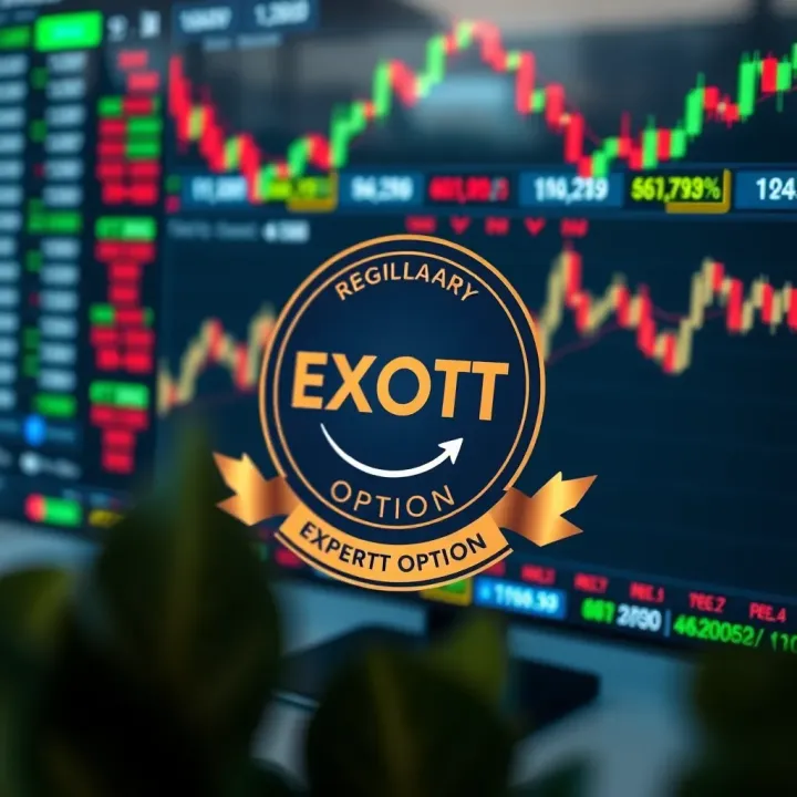 Illustration of digital trading environment with regulatory badge and user feedback icons