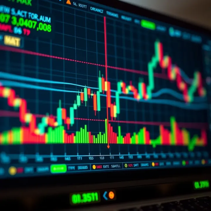 Integrating Fibonacci Retracement with Technical Indicators Trading chart combining Fibonacci retracement with other technical indicators to aid in market decision making
