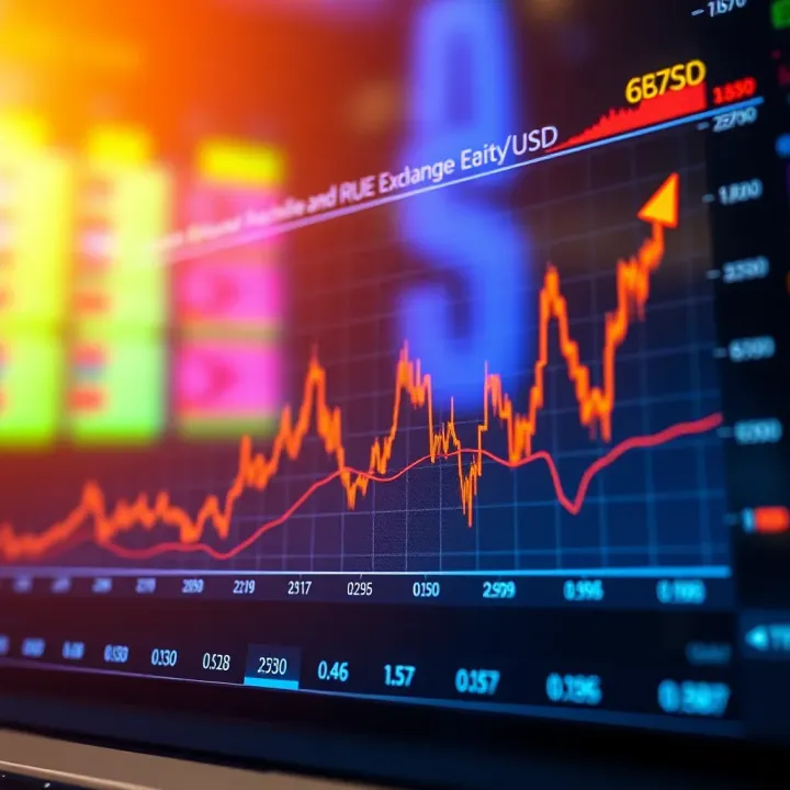 GBP/USD Exchange Rate Trends and Influences Graph showing fluctuations in the GBP to USD exchange rate influenced by economic data and political events