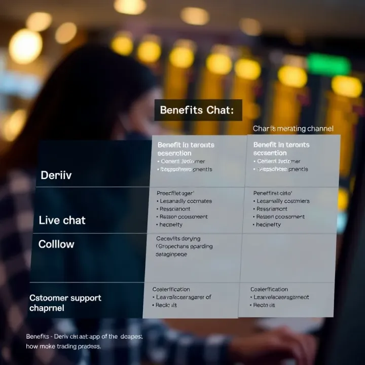 Comparison chart illustrating benefits of Deriv live chat over other customer support channels