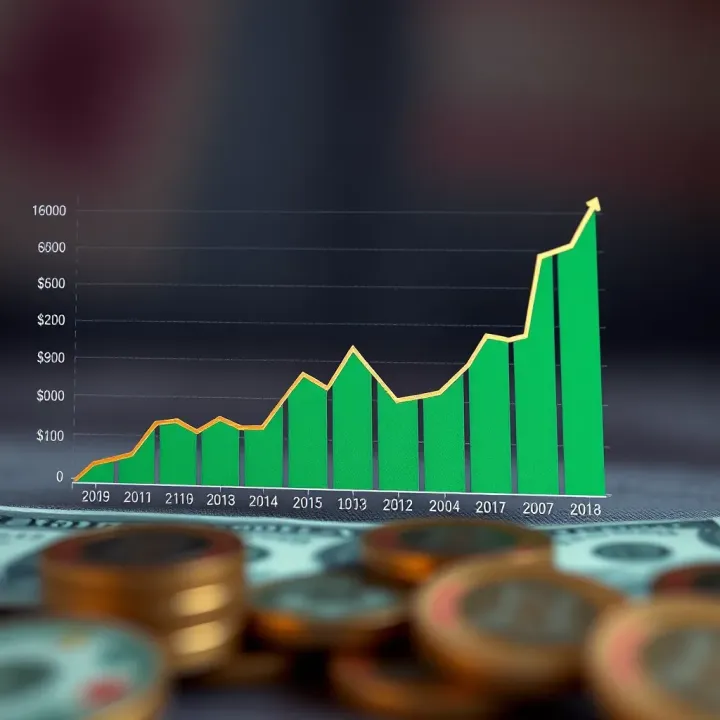 Graph showing trends in Kenyan shilling value against the US dollar over time