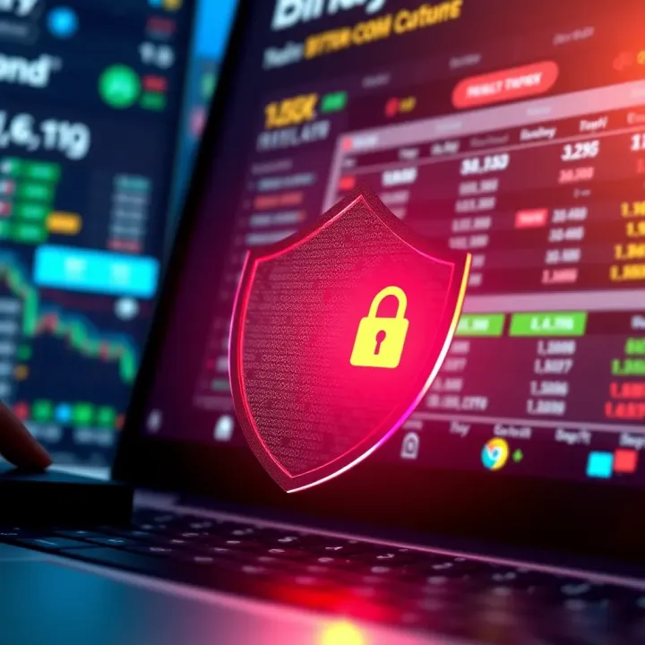 Illustration of security shield symbolizing protection for online trading accounts