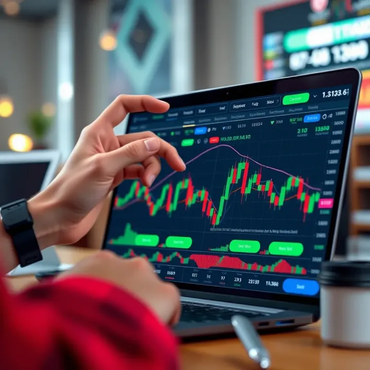 Secure crypto trading platform interface showing diverse trading tools