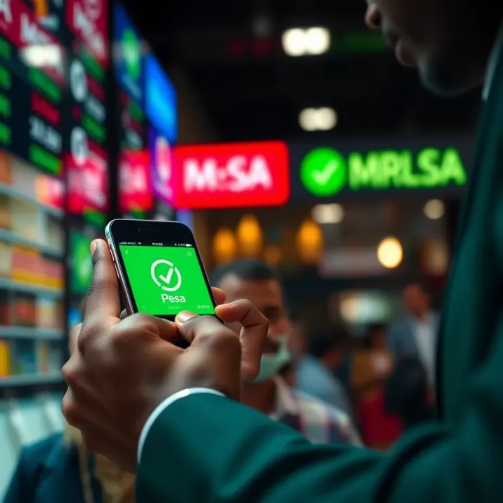 Secure mobile transaction using M-Pesa for forex deposits and withdrawals