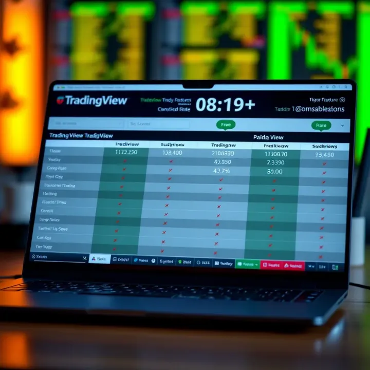 Comparison of TradingView Free and Paid Features for Kenyan Traders Comparison chart highlighting differences between TradingView free and paid subscription features
