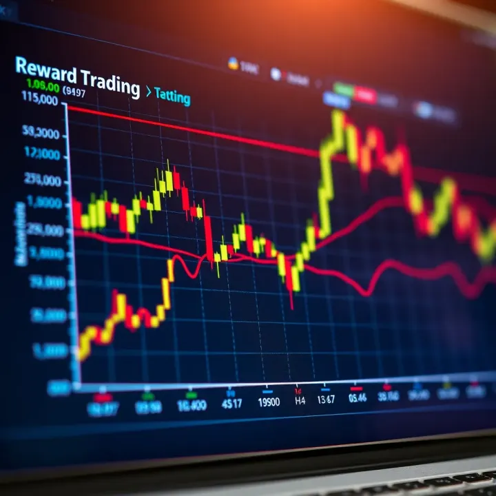Graph showing risks and rewards associated with binary trading, highlighting key factors for Kenyan traders